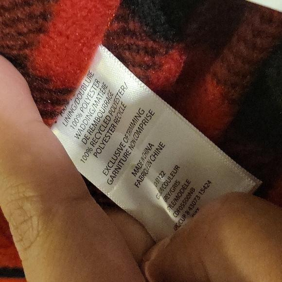 đť…şcanadiana Snow Suit 3-6 months Gray and Red Lining - Picture 6 of 6